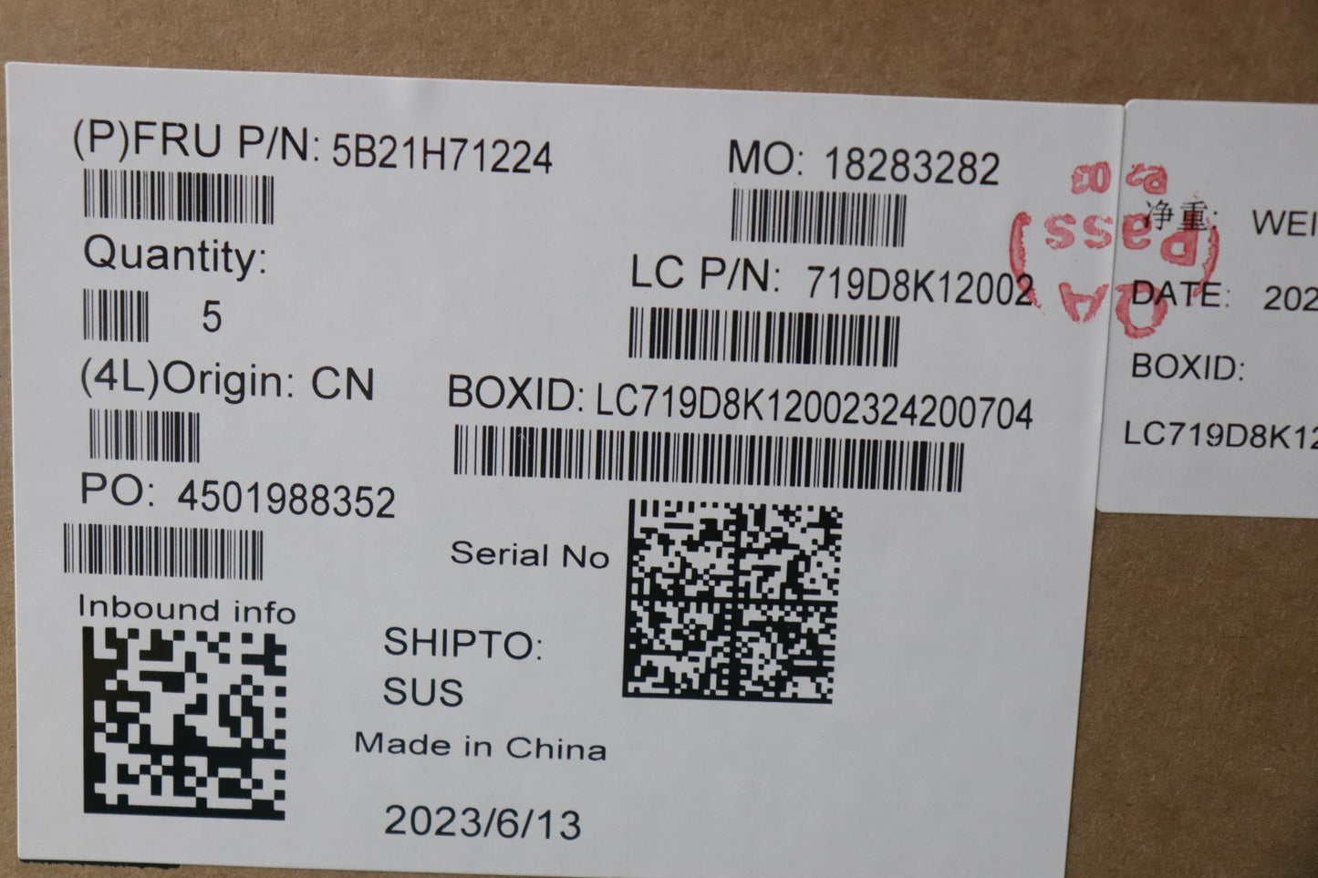 Lenovo Bdplanar Mb L82Qc Nok Corei7Um - 5B21H71224