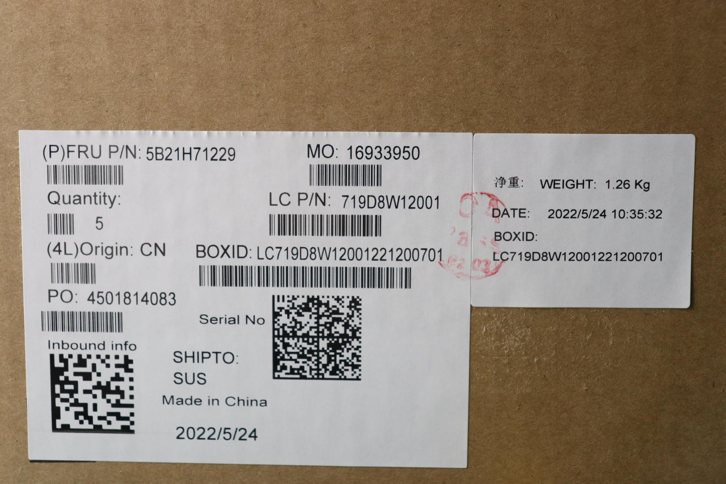 Lenovo Bdplanar Mb L82Qg Win I51240Pu - 5B21H71229