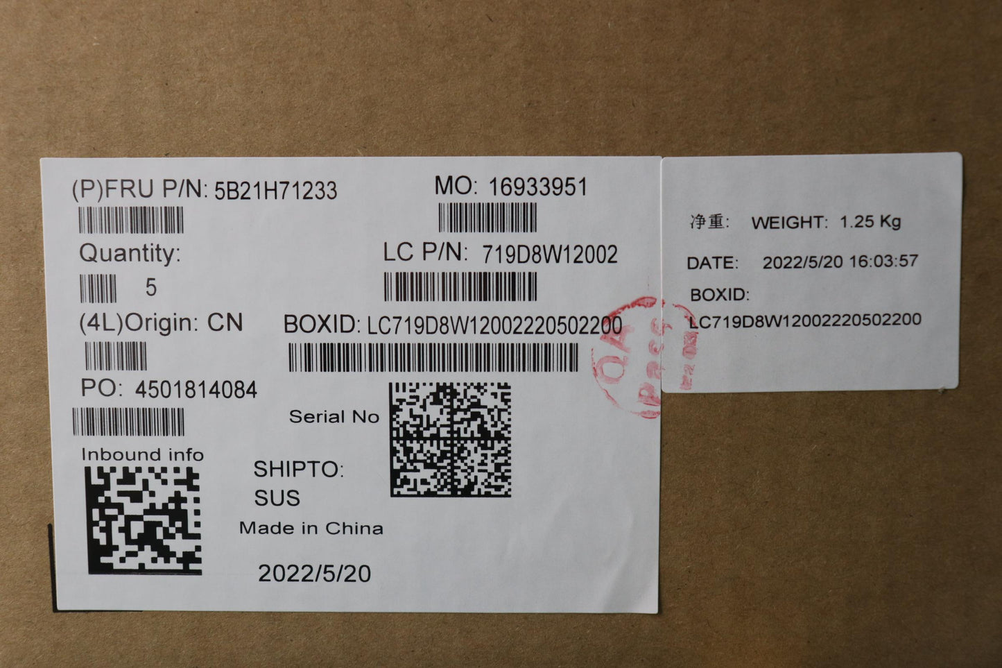 Lenovo Bdplanar Mb L82Qg Win I51240Pu - 5B21H71233