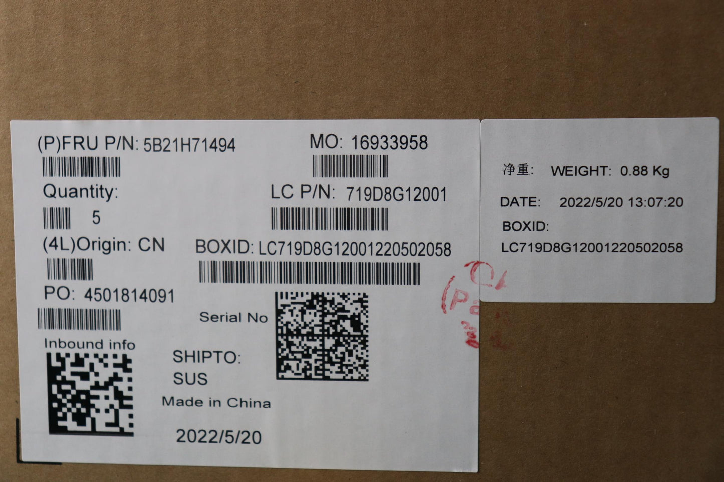 Lenovo Bdplanar Mbl82Qe Win I51235Uui - 5B21H71494