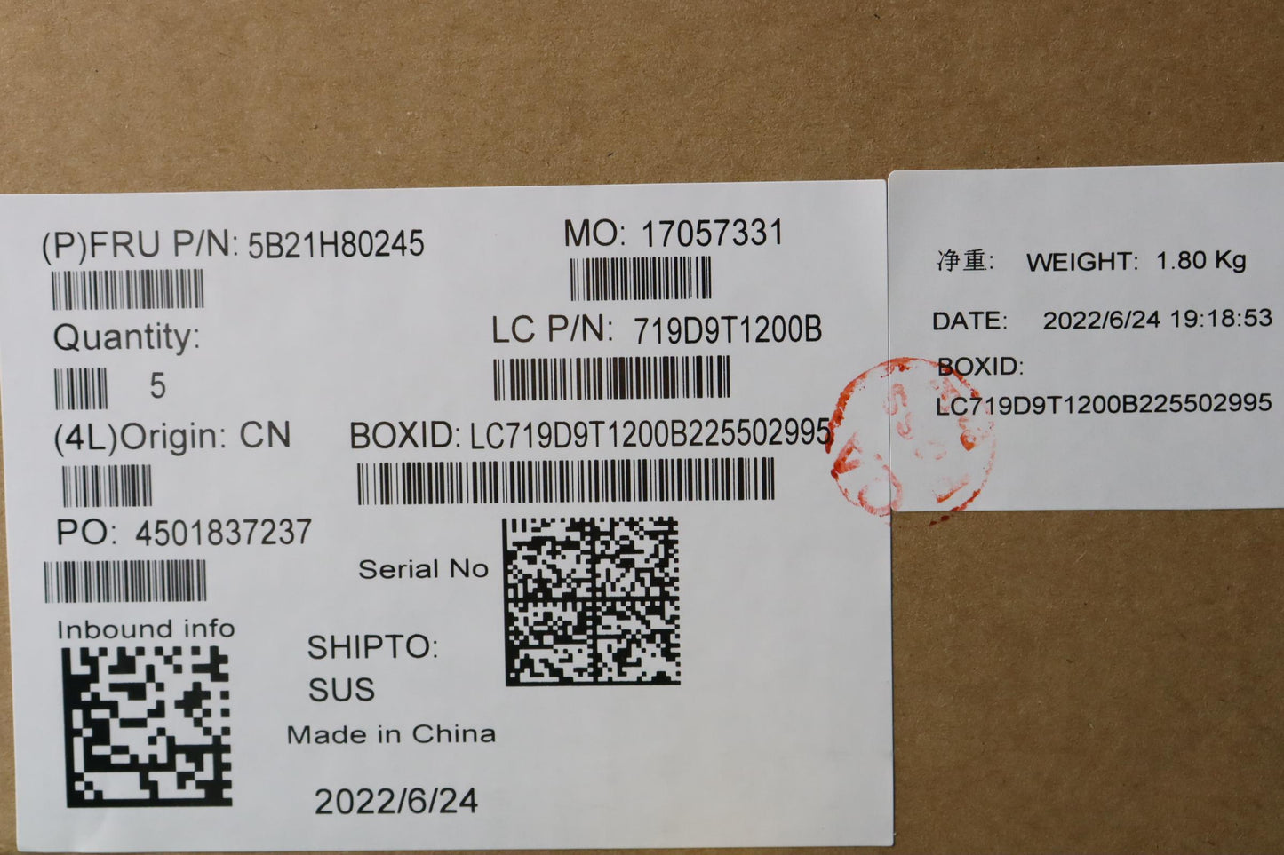 Lenovo Bdplanar Mbl82Tfnoki512500H305 - 5B21H80245