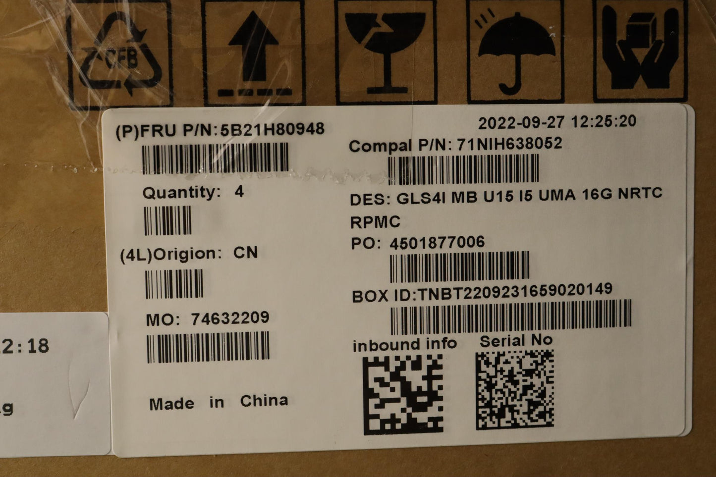 Lenovo Bdplanar Mb C82Sd Nok I51235Uu - 5B21H80948
