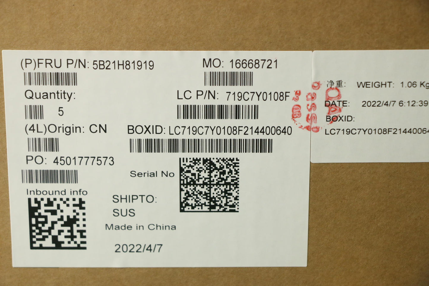 Lenovo Bdplanar Frur7P5850U32G Winy-D - 5B21H81919