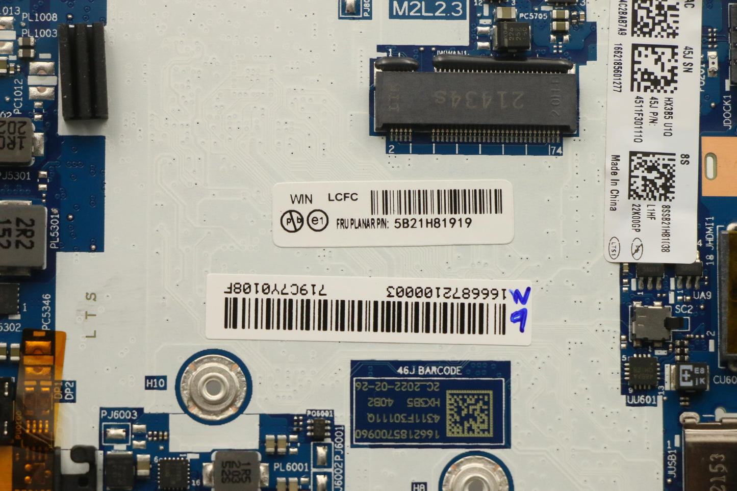 Lenovo Bdplanar Frur7P5850U32G Winy-D - 5B21H81919