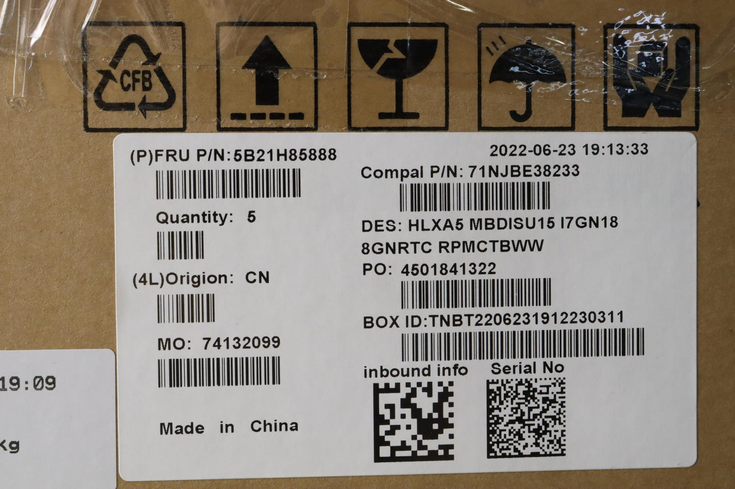 Lenovo Bdplanar Mbc21Djnoki71255Mx55 - 5B21H85888