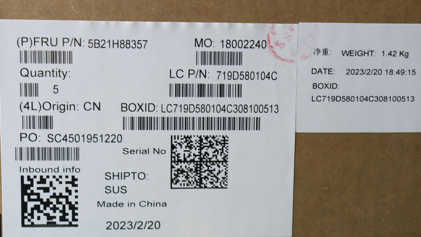 Lenovo Bdplanar I51240P16Ggn18Sax211N - 5B21H88357