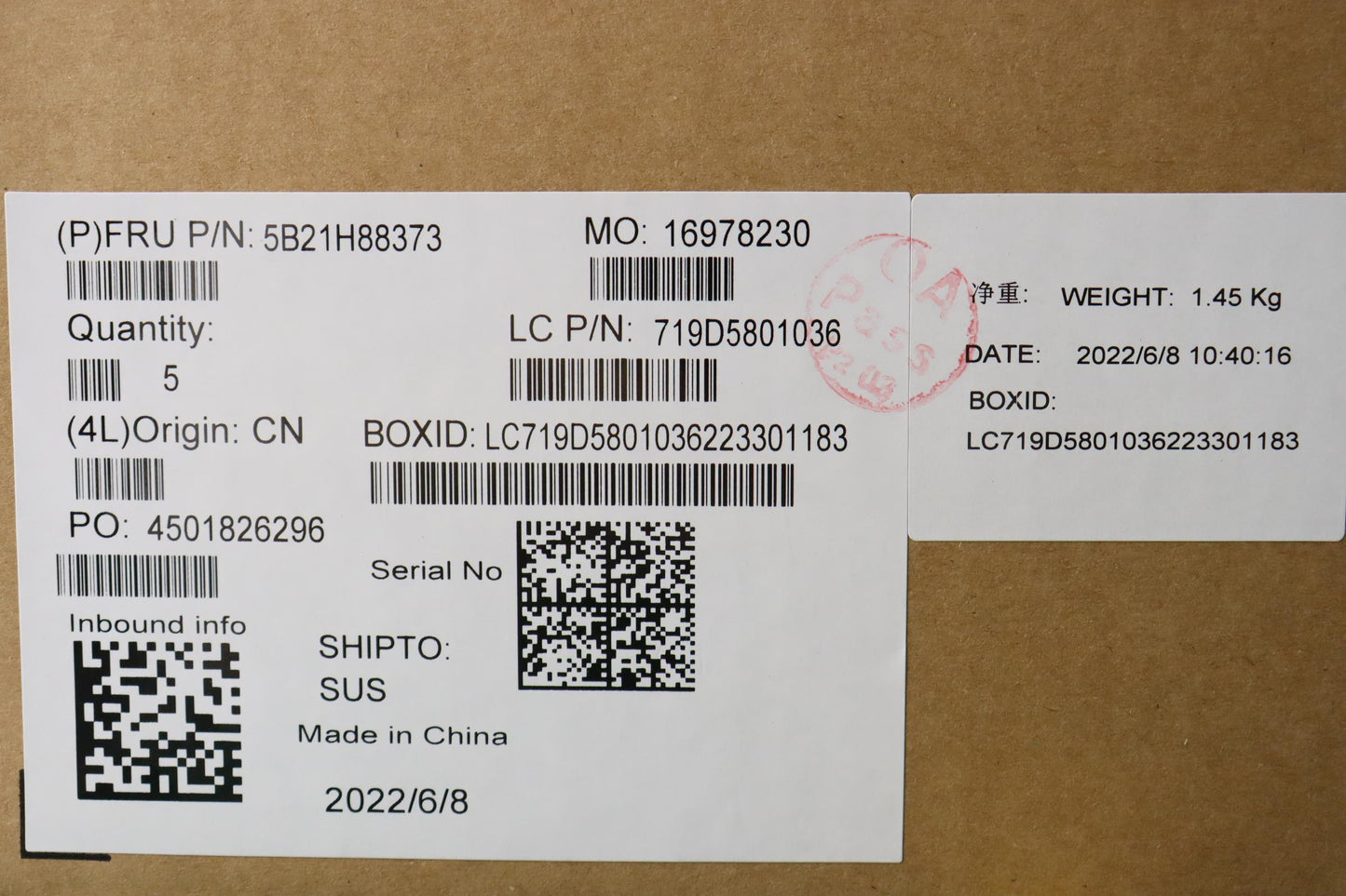 Lenovo Bdplanar I71260P16Ggn18Sax211N - 5B21H88373