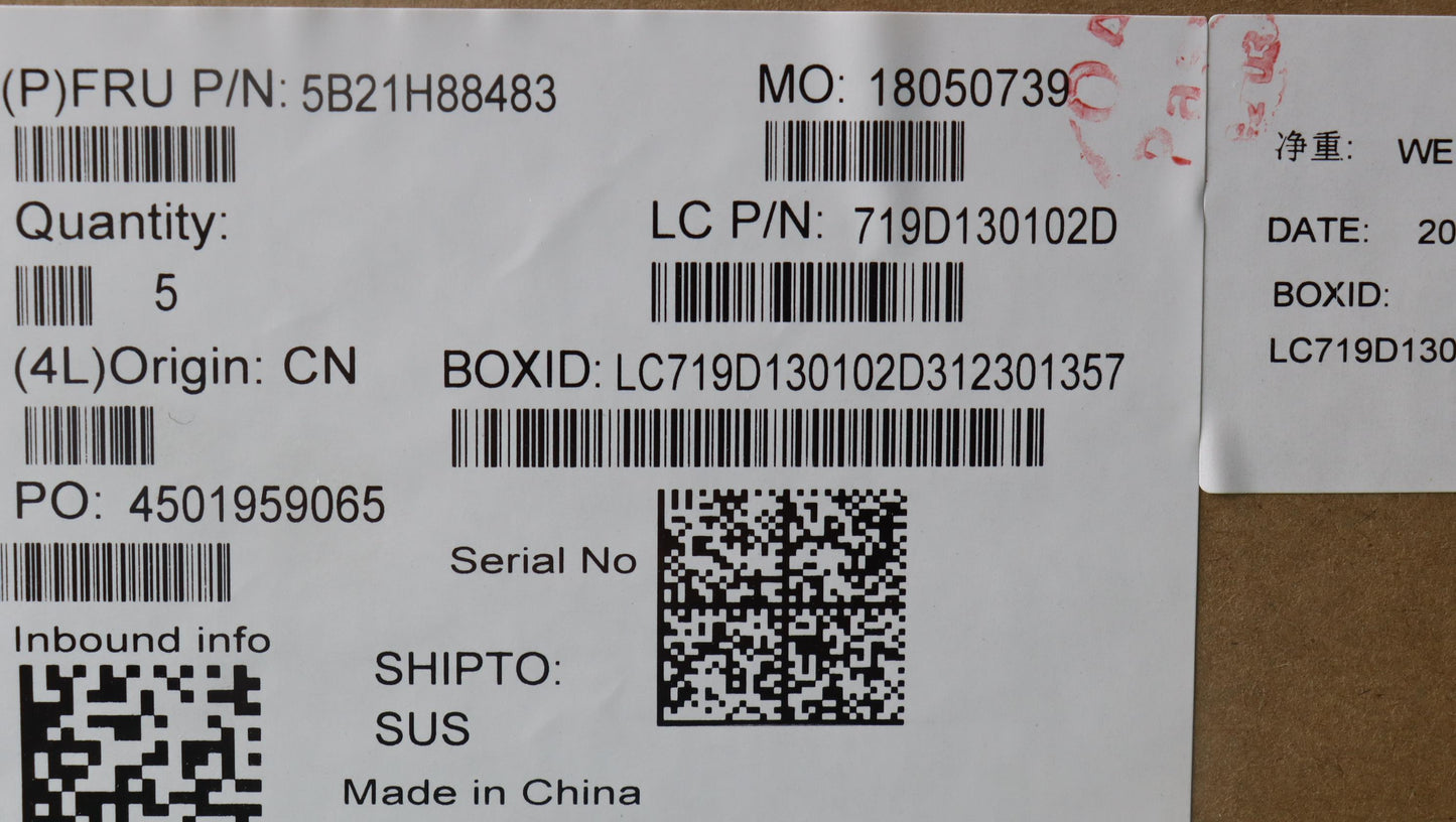 Lenovo Bdplanar I5-1145G78Gt500Vp201N - 5B21H88483