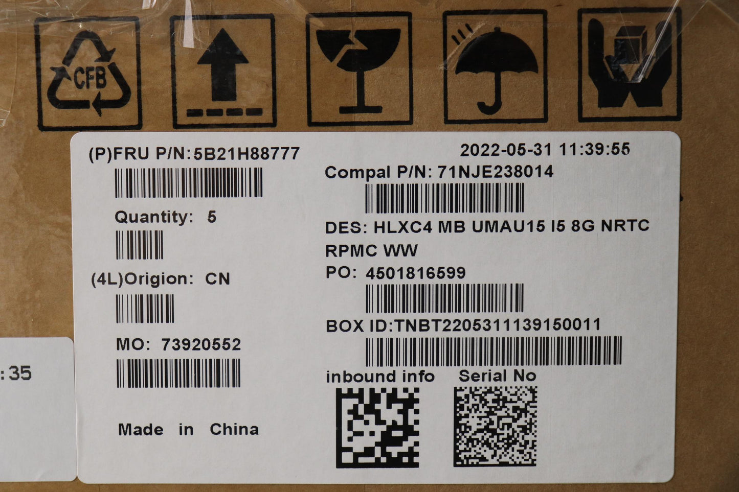 Lenovo Bdplanar Mb C 21Dm Noki51235U8 - 5B21H88777