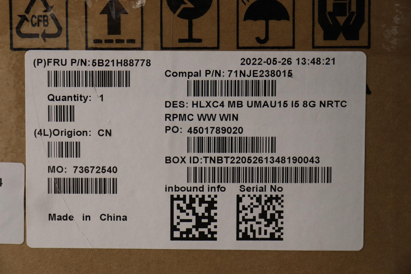 Lenovo Bdplanar Mb C 21Dm Wini51235U8 - 5B21H88778
