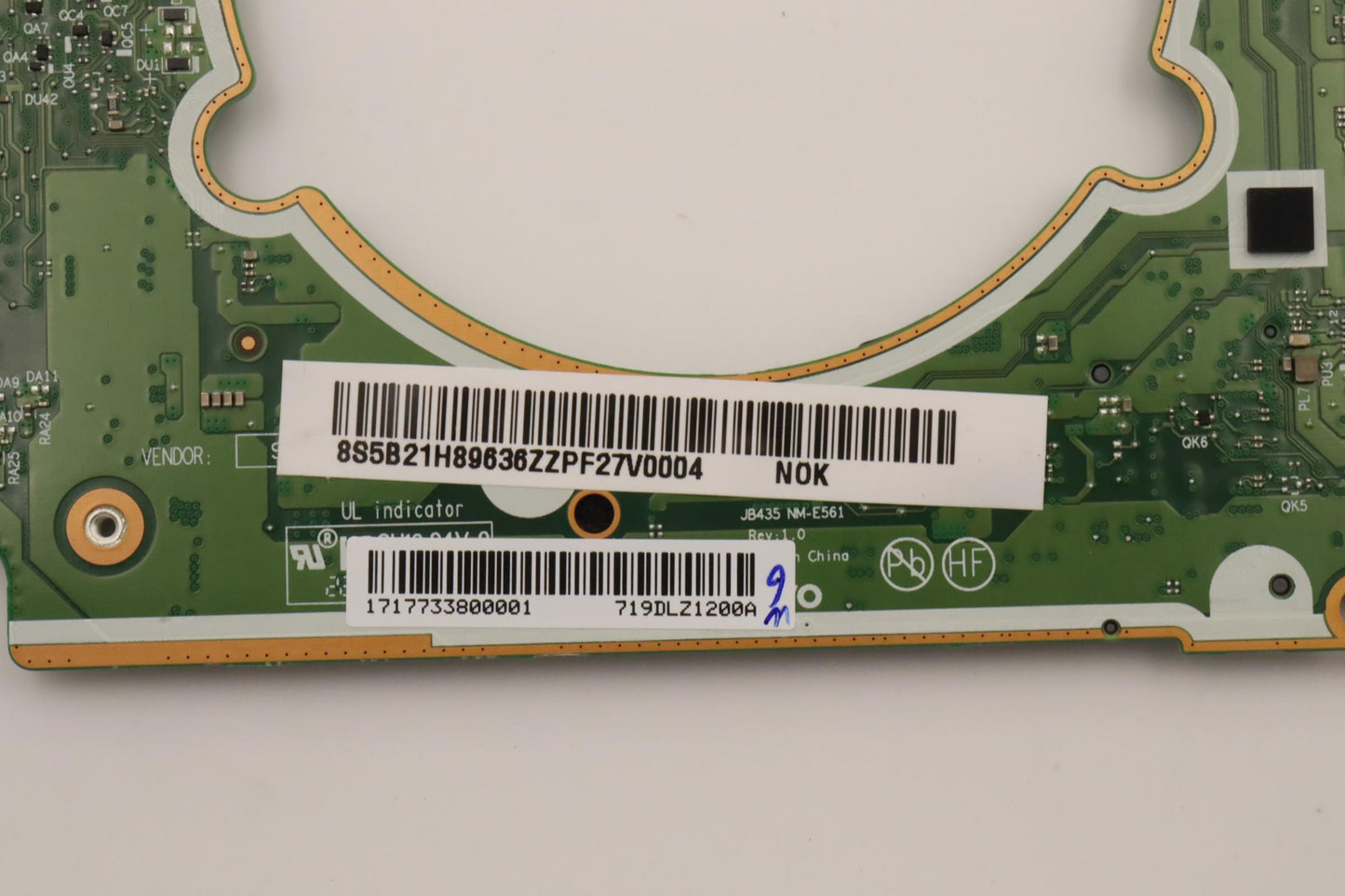 Lenovo Bdplanar Mbl21Ejr76800Huma16Gl - 5B21H89636