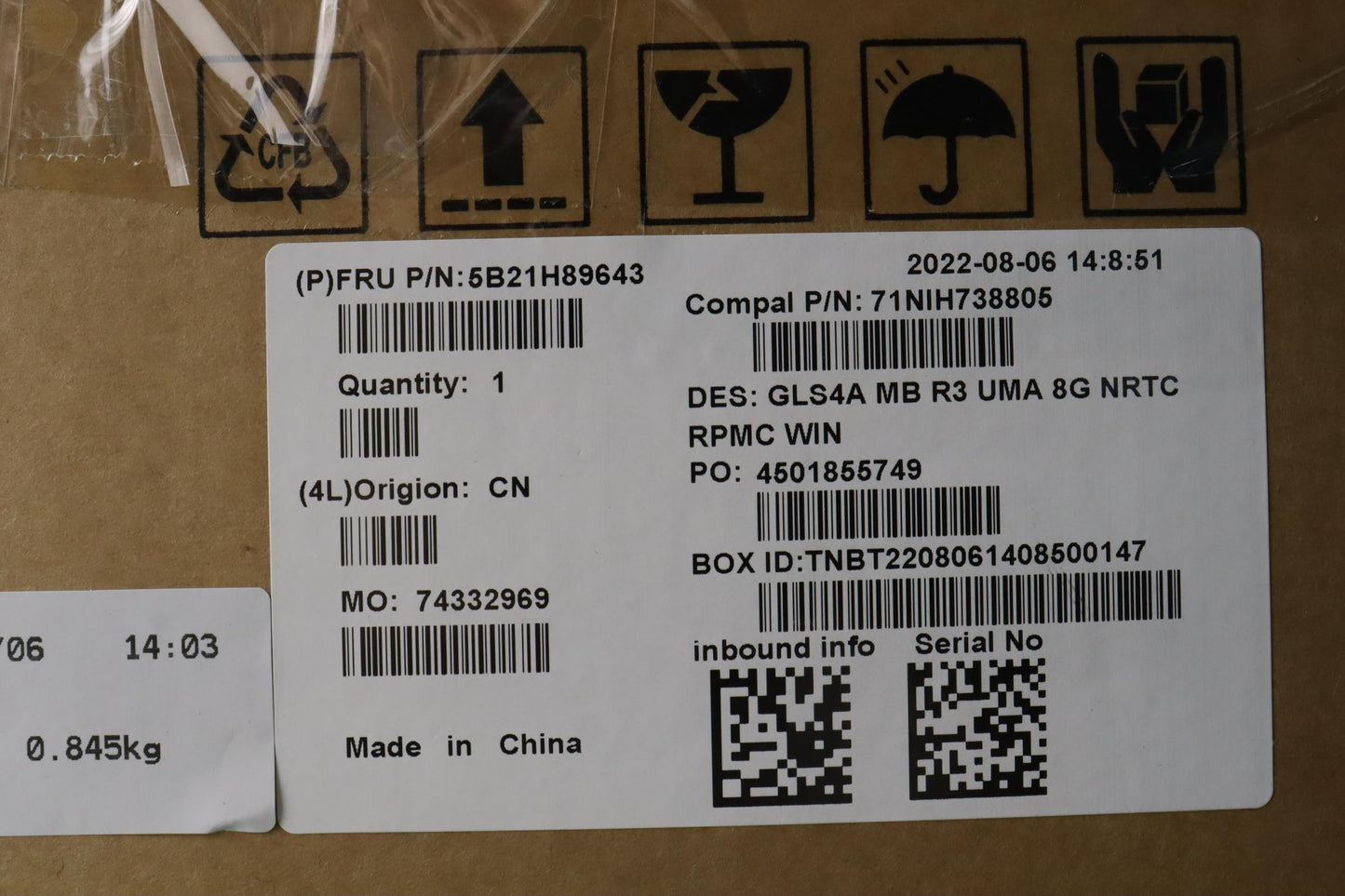 Lenovo Bdplanar Mb C82Se Win R35425U_ - 5B21H89643
