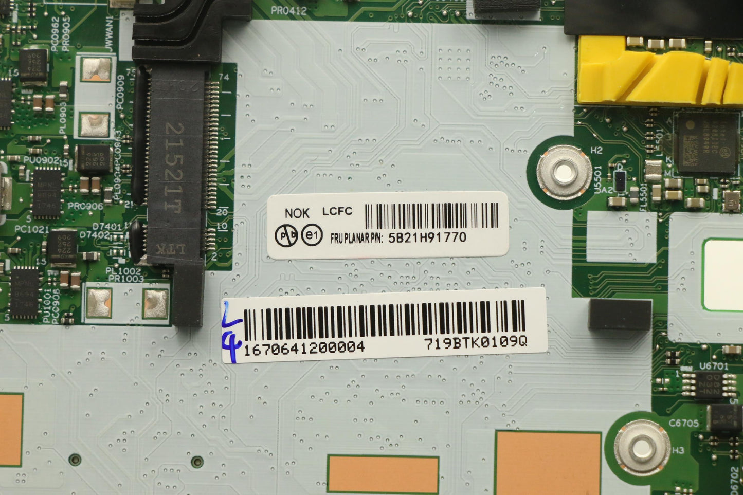 Lenovo Bdplanar I5-1135G7,8G,Ax201,Ne - 5B21H91770