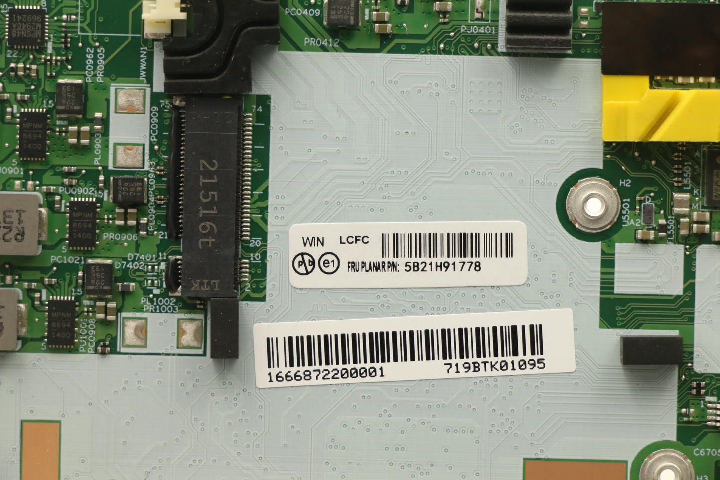 Lenovo Bdplanar I7-1185G7,16Gax201Vpn - 5B21H91778