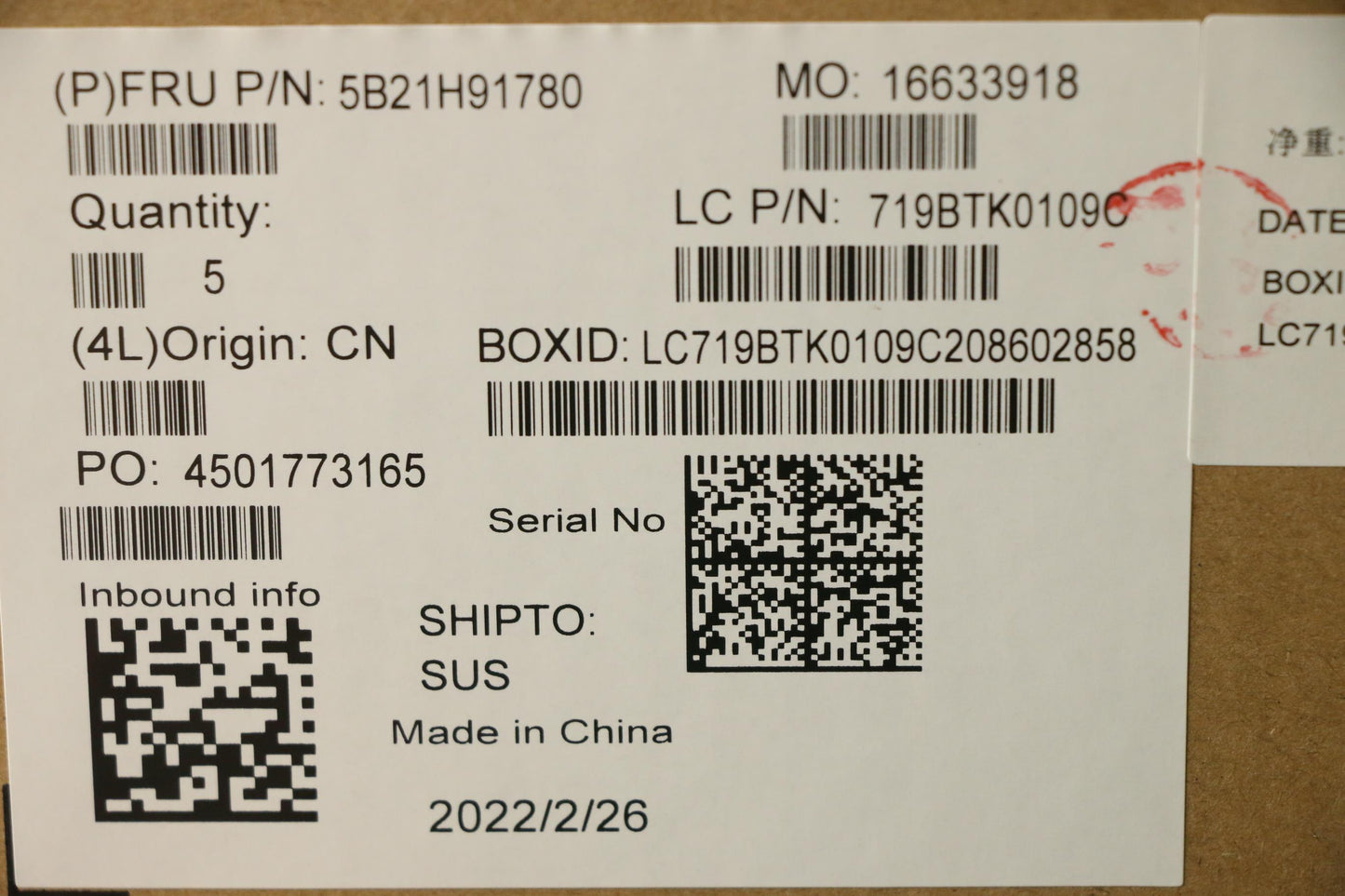 Lenovo Bdplanar I7-1185G7,16Gax201Vpn - 5B21H91780