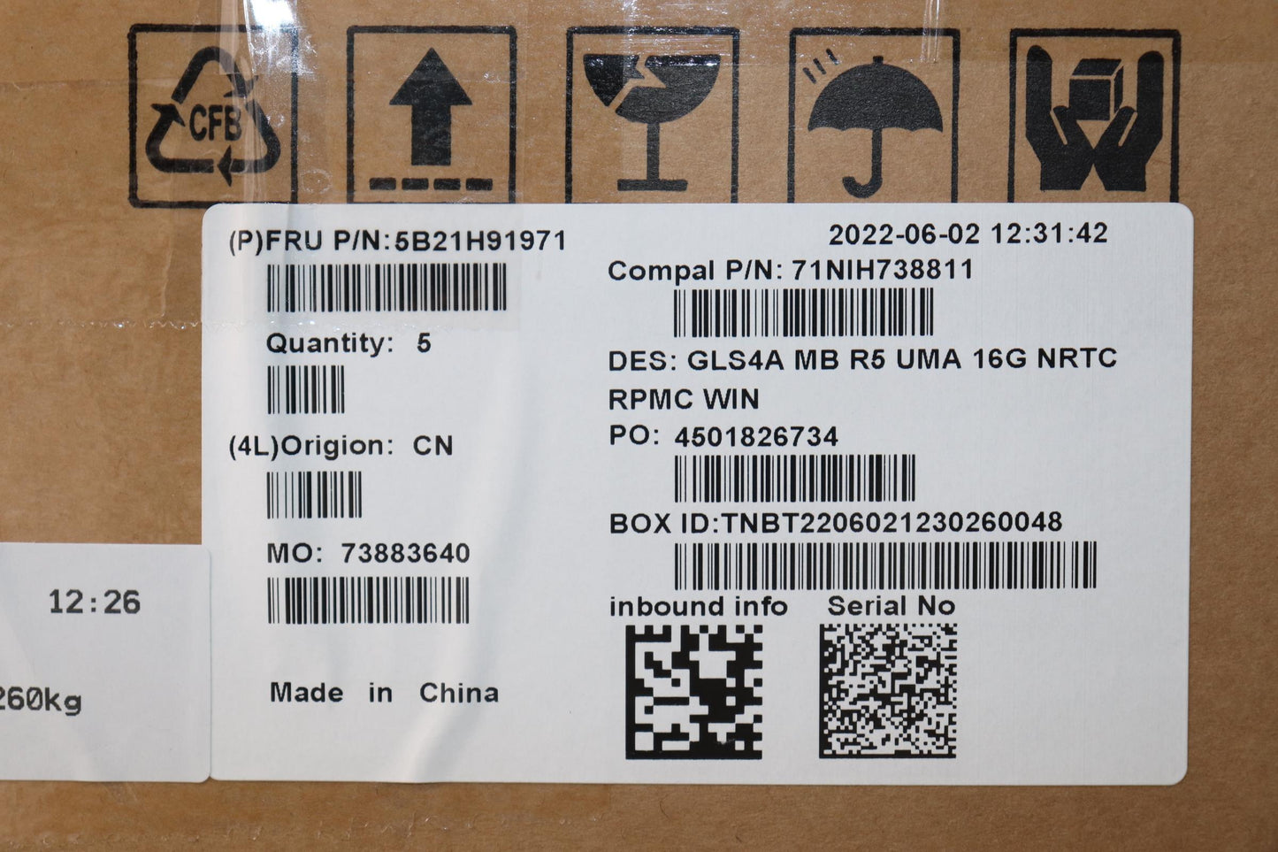 Lenovo Bdplanar Mb C82Se Win R55625U_ - 5B21H91971