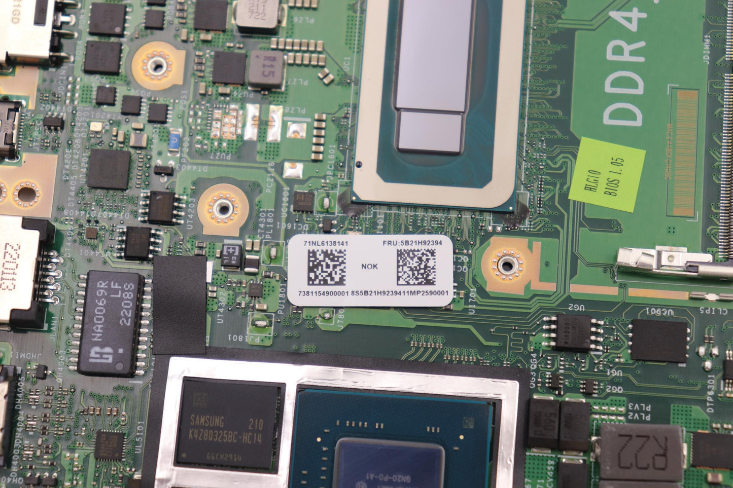 Lenovo Bdplanar Mbc82S9 Nok I512450_3 - 5B21H92394