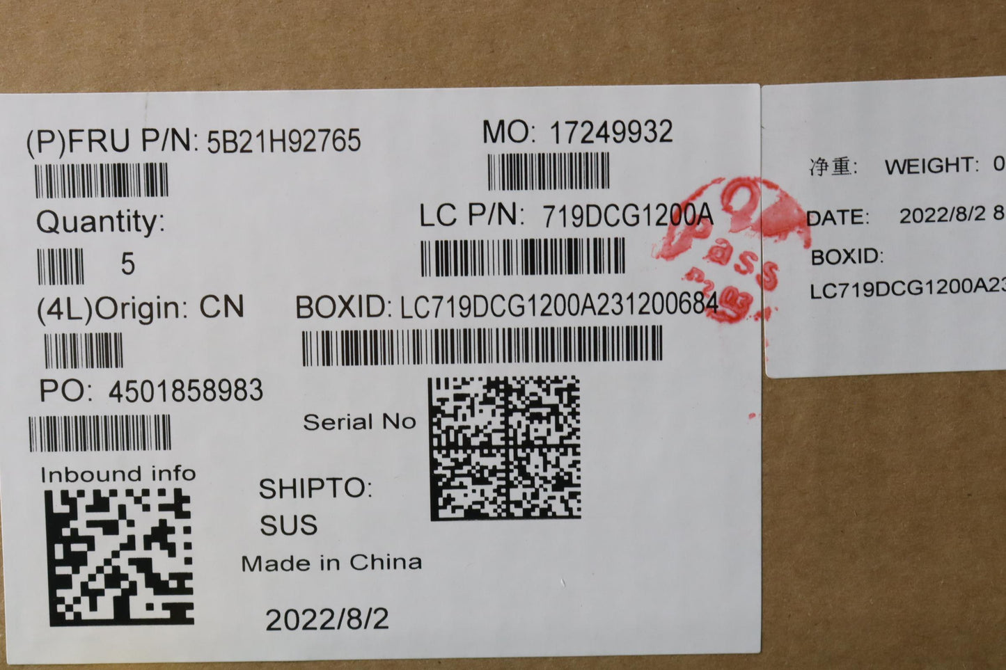 Lenovo Bdplanar Mb L82Qf Win R76800Uu - 5B21H92765