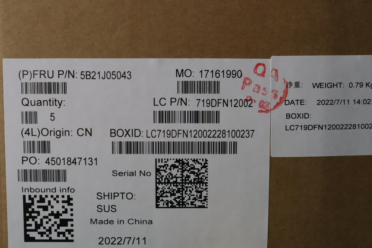 Lenovo Bdplanar Fru N4500 4G Memory 6 - 5B21J05043