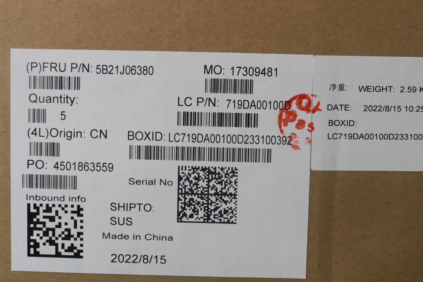 Lenovo Bdplanar Fli712800Hvp3050211Ny - 5B21J06380