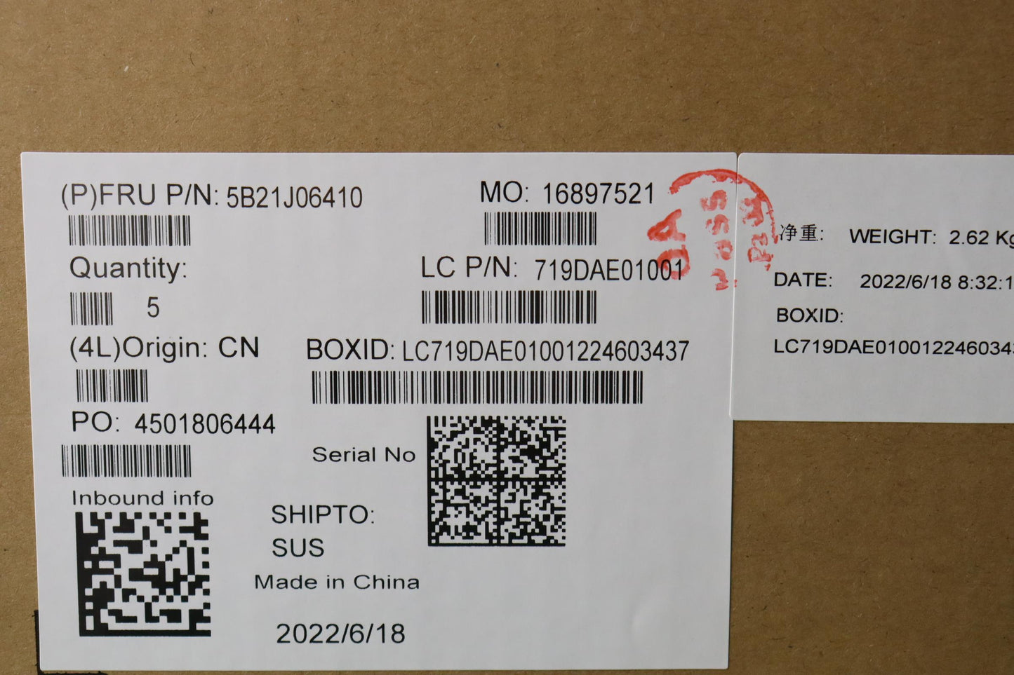 Lenovo - BDPLANAR i7-12700H T600AX211 WNAD tYABDI - 5B21J06410