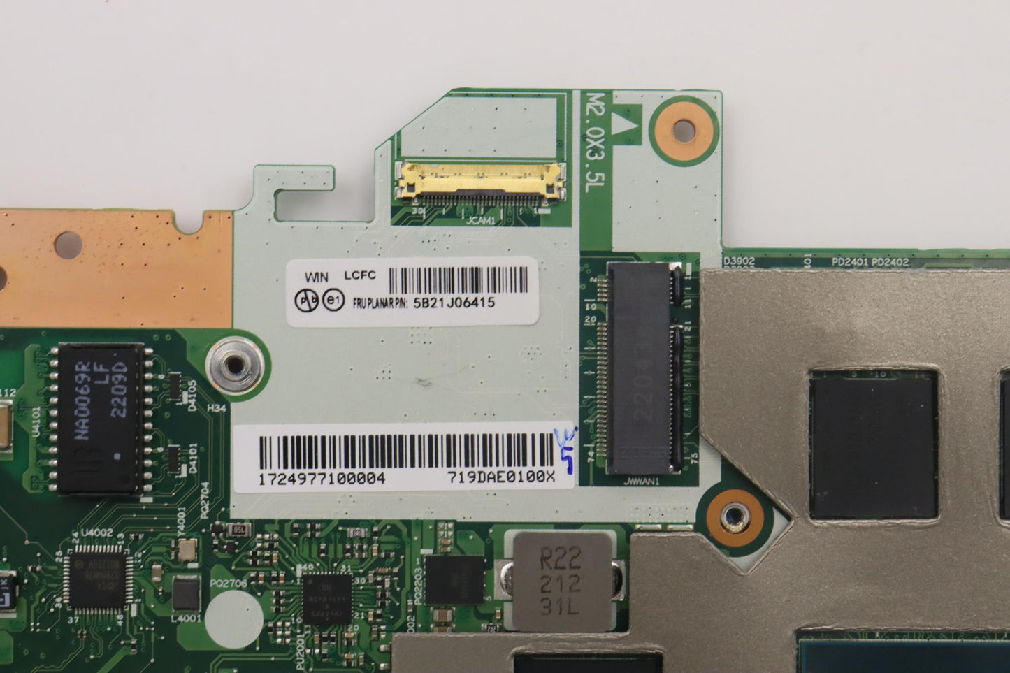 Lenovo Bdplanar I7-12700Ht600Ax211 Wn - 5B21J06415