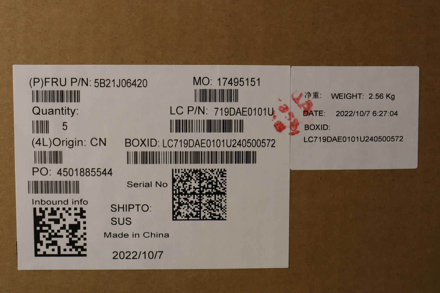 Lenovo Bdplanar I7-12700Ht1200Ax211 N - 5B21J06420