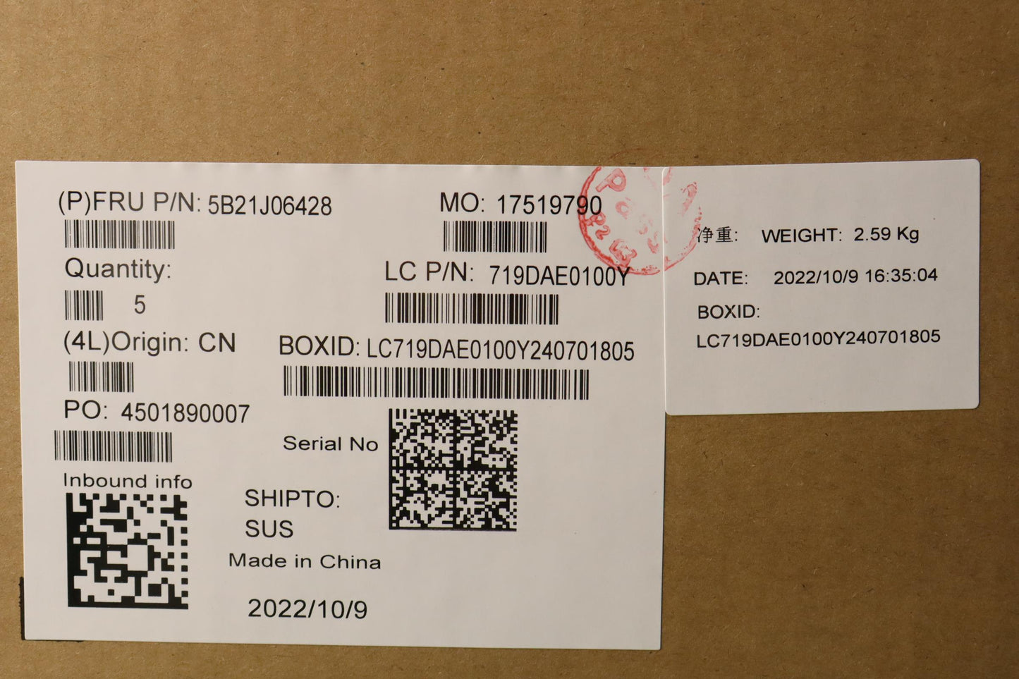 Lenovo Bdplanar I7-12800Hvpt600Ax211N - 5B21J06428