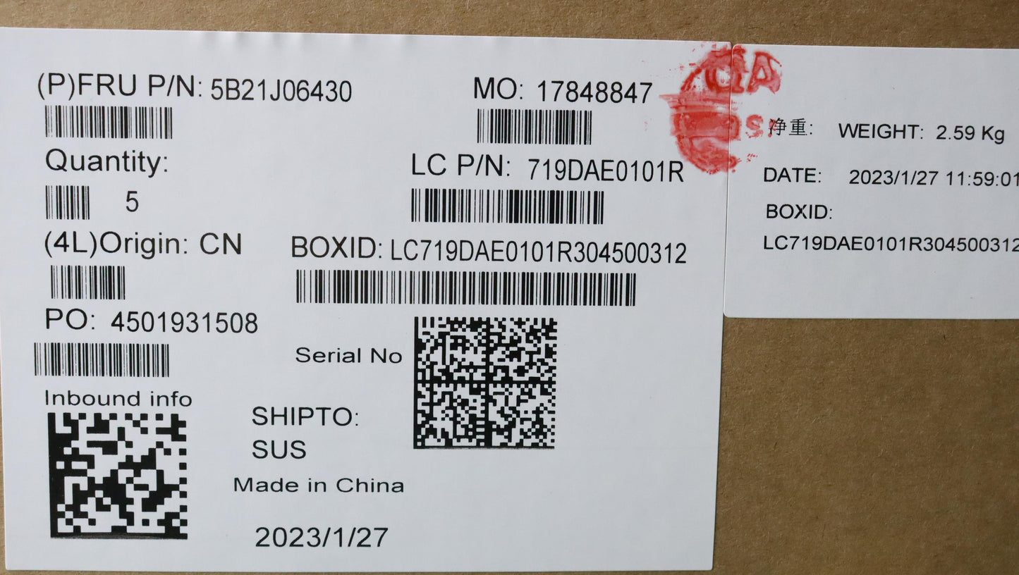 Lenovo Bdplanar I7-12800Hvpt600Ax211W - 5B21J06430