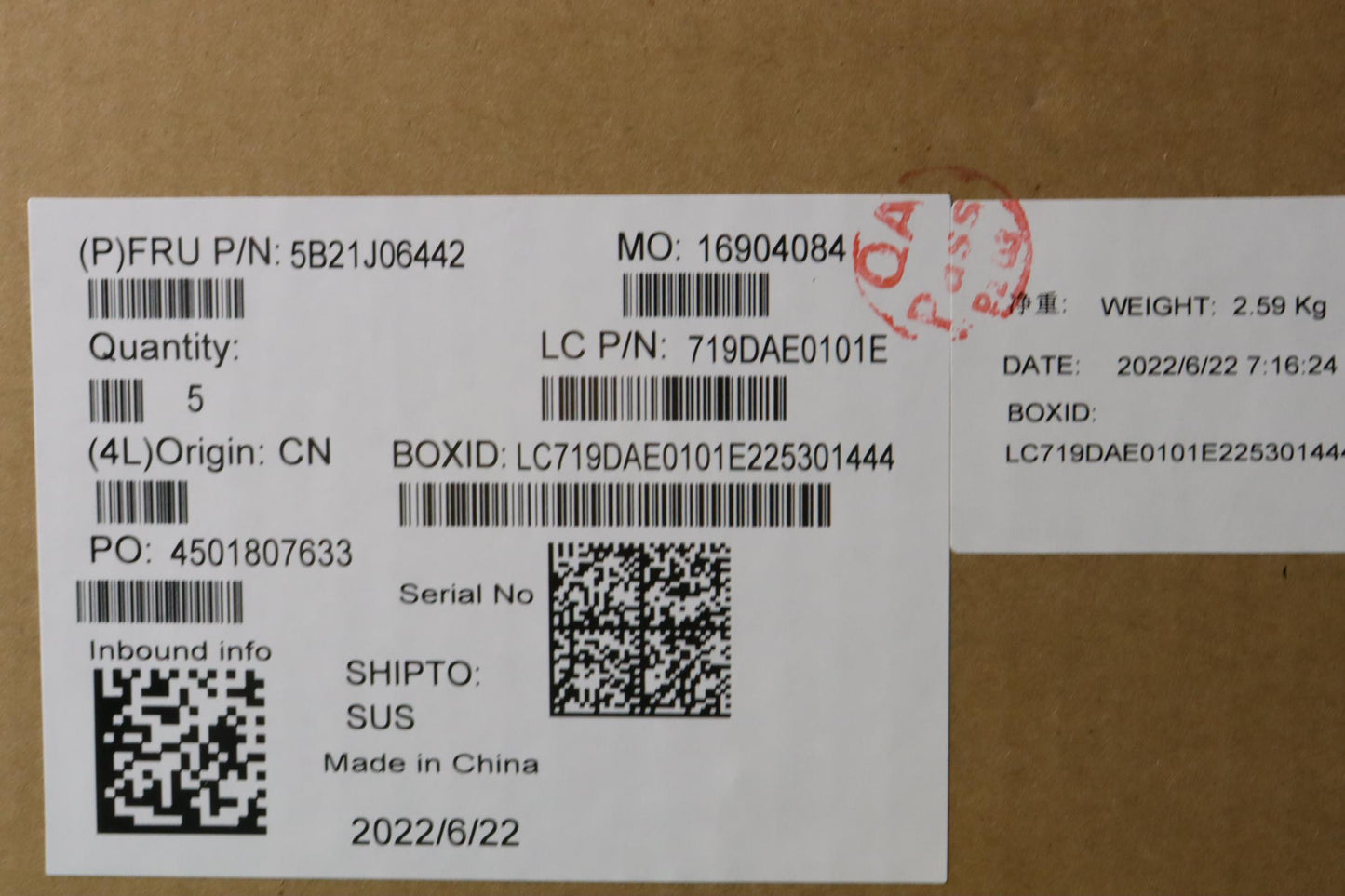 Lenovo Bdplanar I7-12800Hvpa2000Ax211 - 5B21J06442