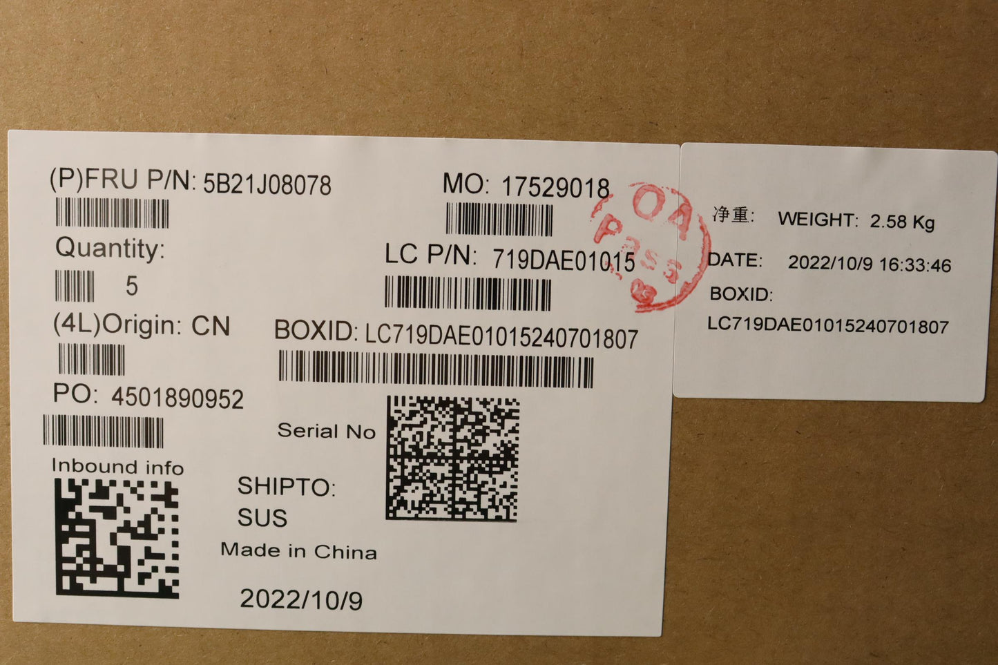 Lenovo Bdplanar I7-12800Hvpa2000Ax211 - 5B21J08078