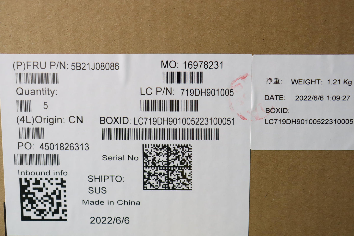 Lenovo Bdplanar I51235Uixeg8G Nok Na - 5B21J08086