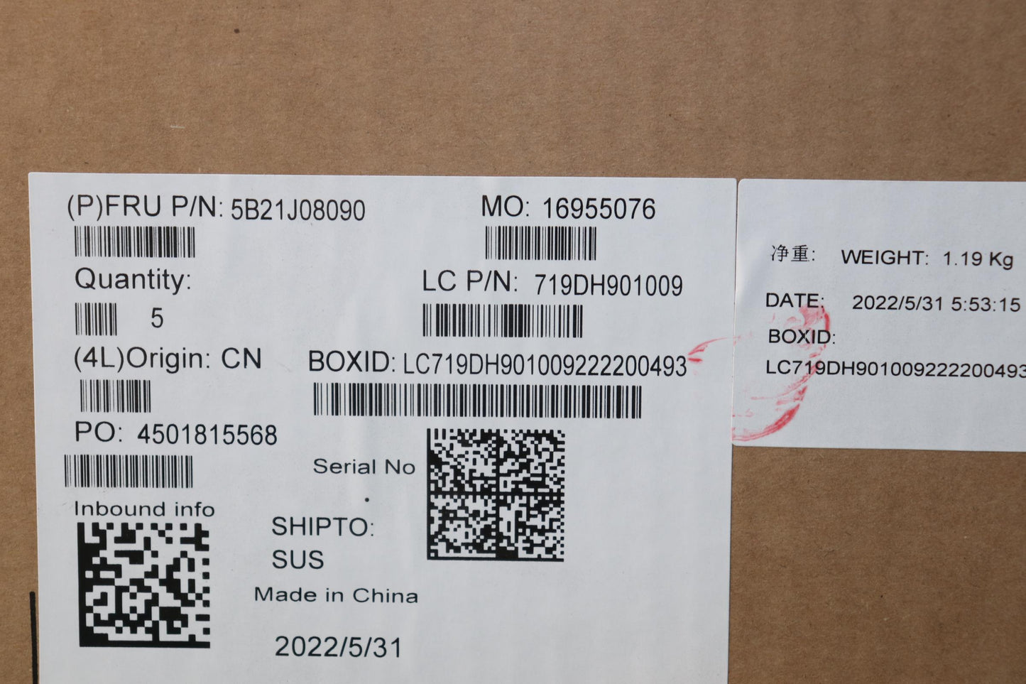 Lenovo Bdplanar I71255Uixeg8G Nok Na - 5B21J08090