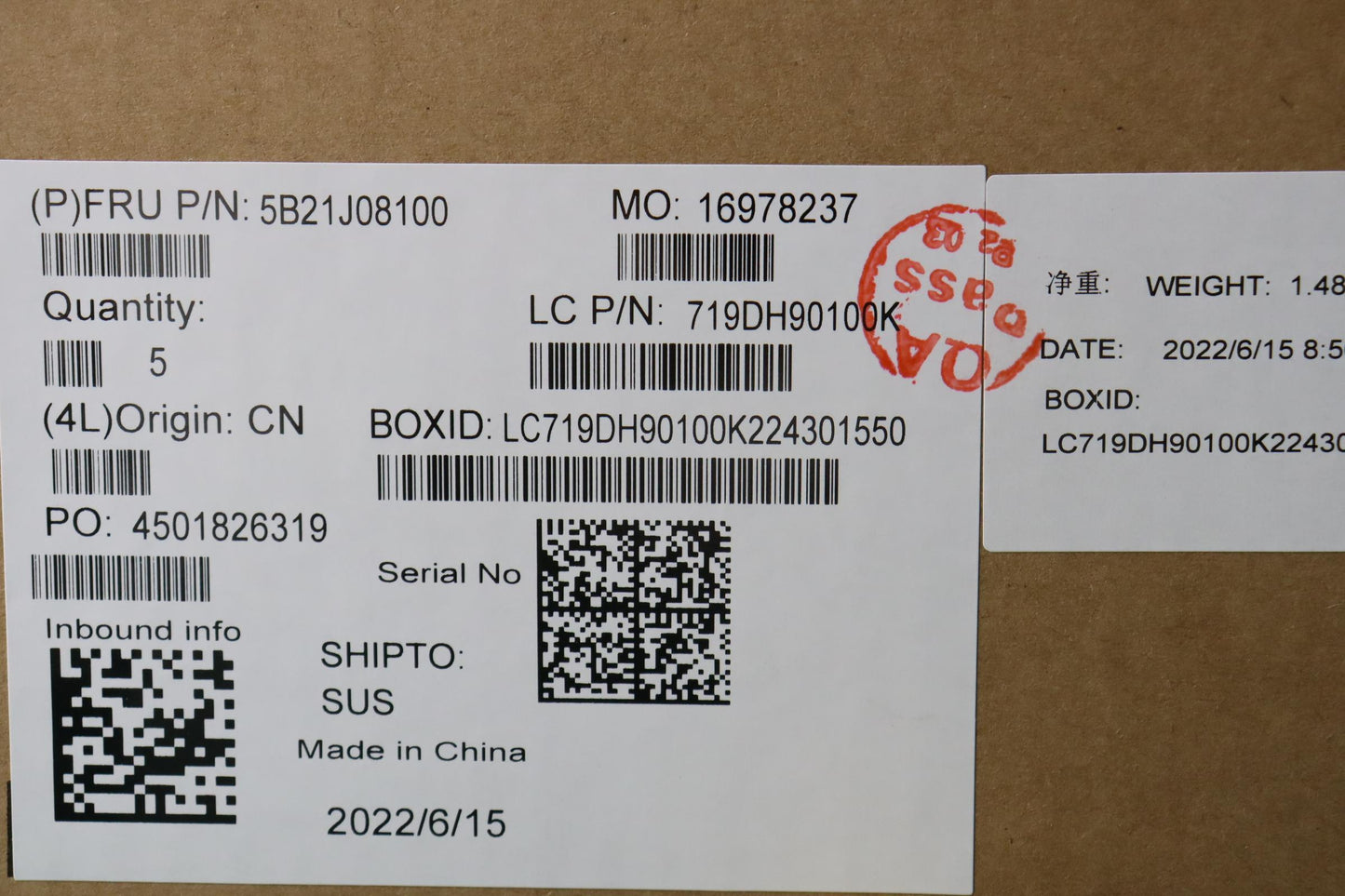 Lenovo Bdplanar I71255Umx550 8Gwin Na - 5B21J08100