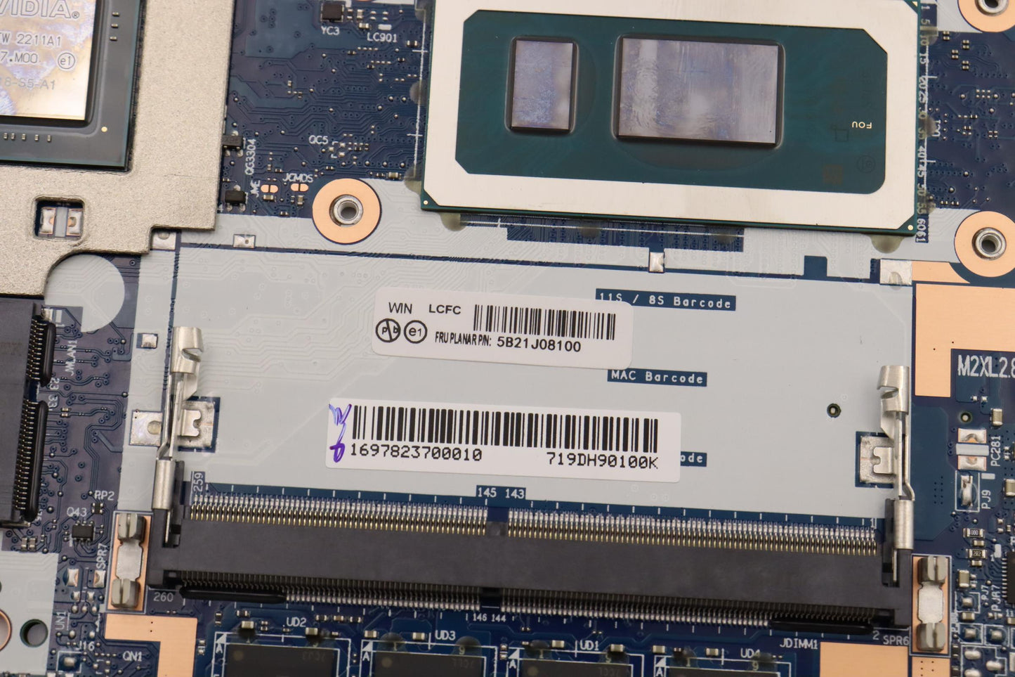 Lenovo Bdplanar I71255Umx550 8Gwin Na - 5B21J08100