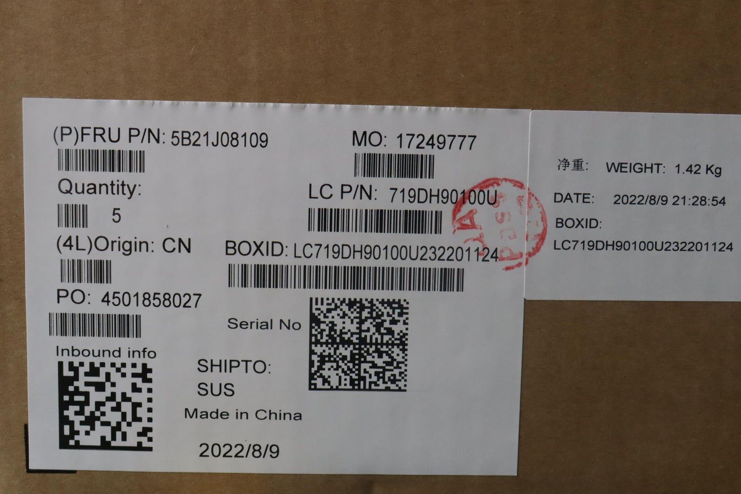 Lenovo Bdplanar I71260P Iris8G Winnay - 5B21J08109