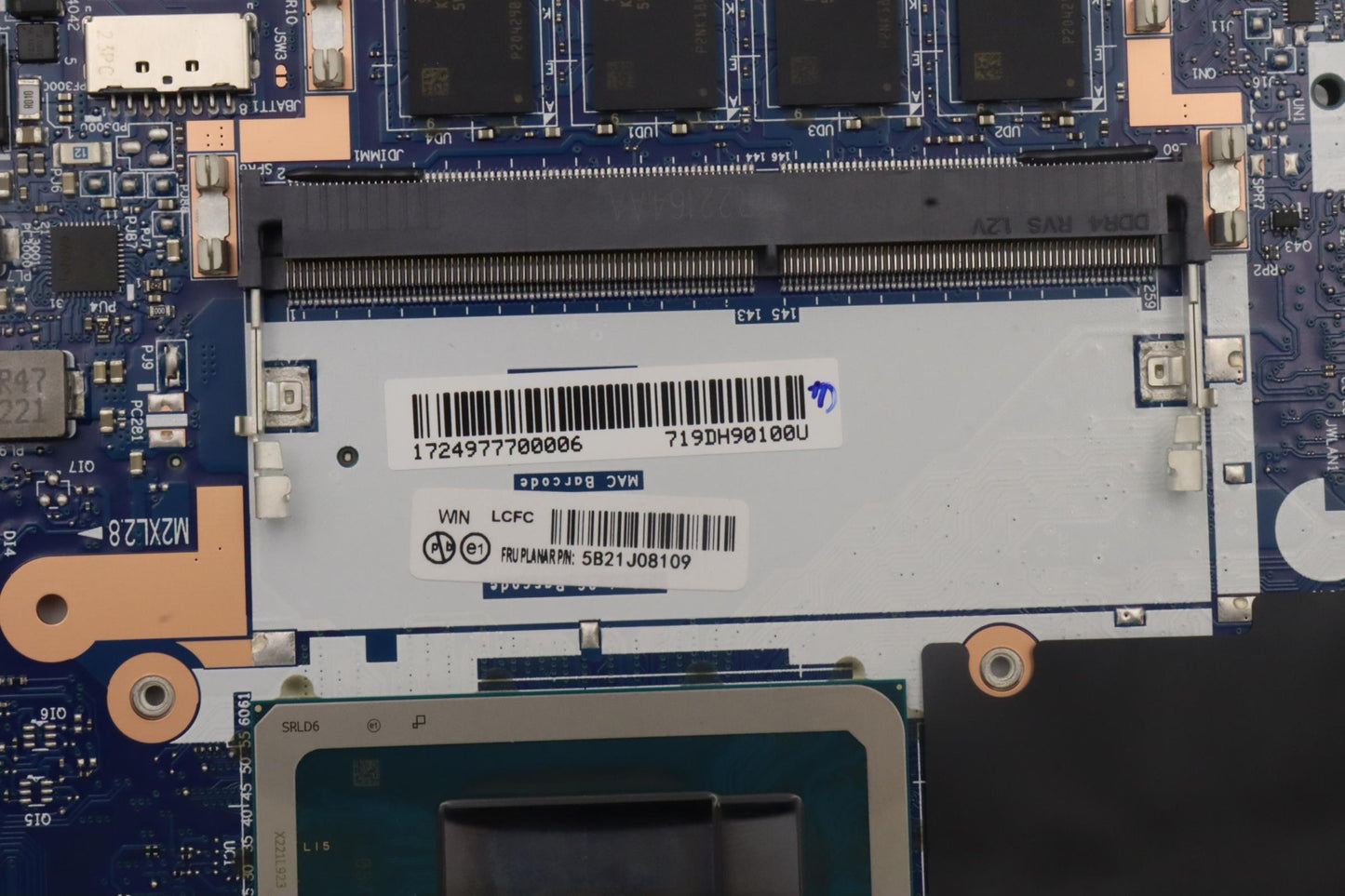 Lenovo Bdplanar I71260P Iris8G Winnay - 5B21J08109