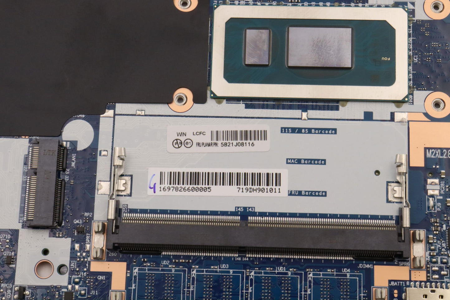 Lenovo Bdplanar I71255Uixeg0G Win Na - 5B21J08116