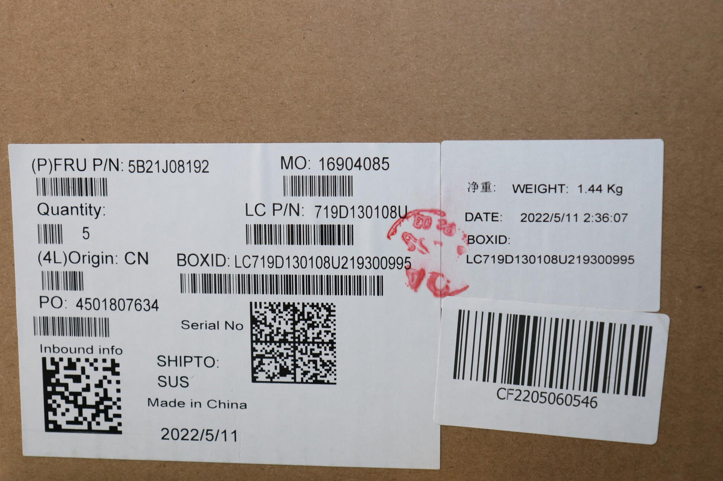 Lenovo Bdplanar I7-1185G78Gdis201Vpnd - 5B21J08192
