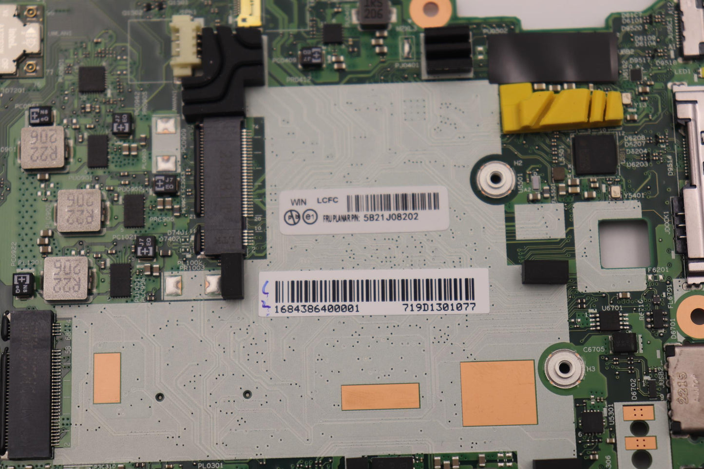 Lenovo Motherboard with i7-1185G7, 16GB RAM, Discrete Graphics, TPM, Windows - 5B21J08202