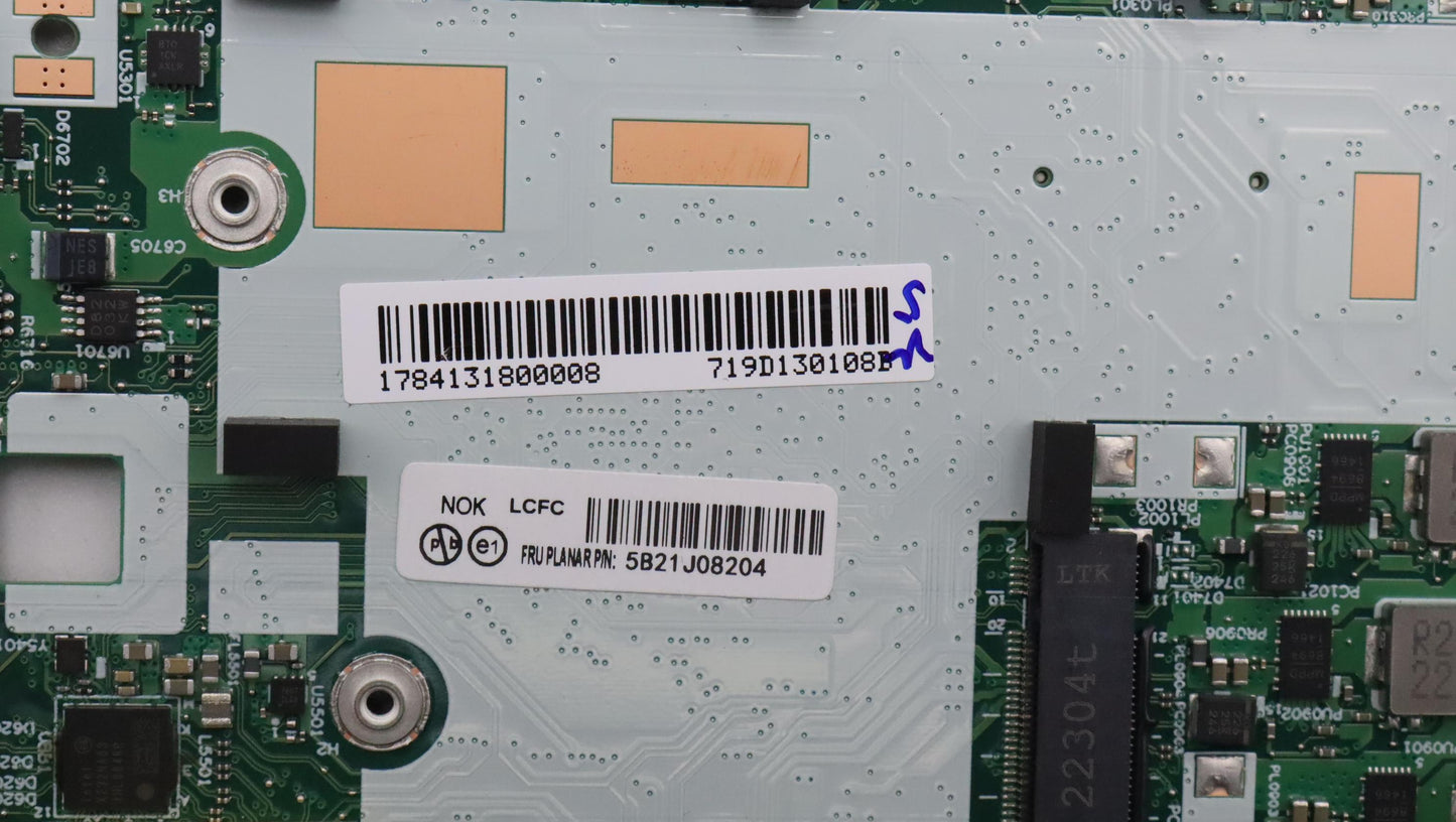 Lenovo Bdplanar I7-1185G716Gdis201Vpn - 5B21J08204