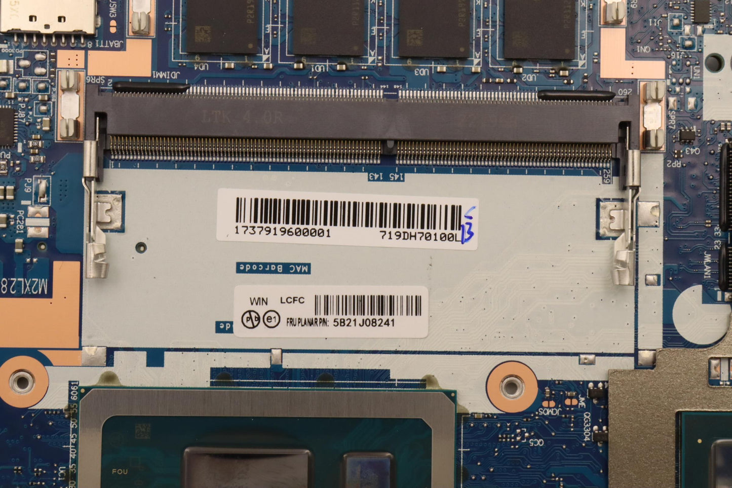 Lenovo Bdplanar I71255Umx550Win,Naft2 - 5B21J08241
