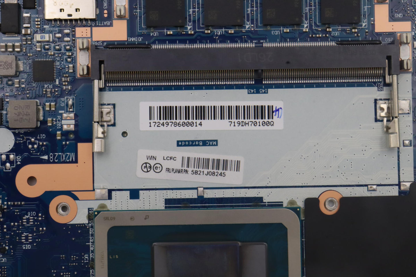 Lenovo Bdplanar I51240Pirxe8Gwinnaft2 - 5B21J08245