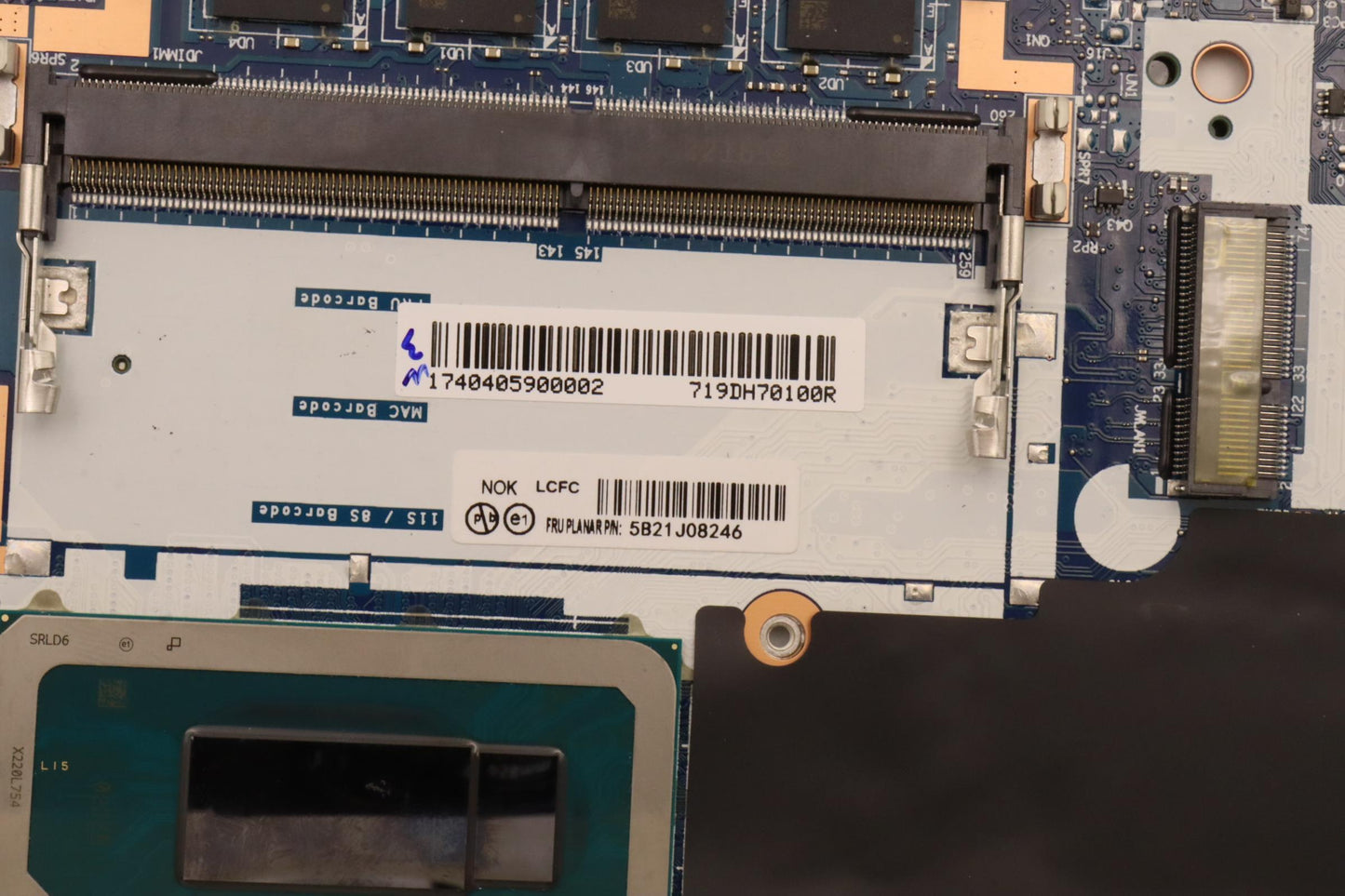 Lenovo Bdplanar I71260Pirisxe8G Nok,N - 5B21J08246
