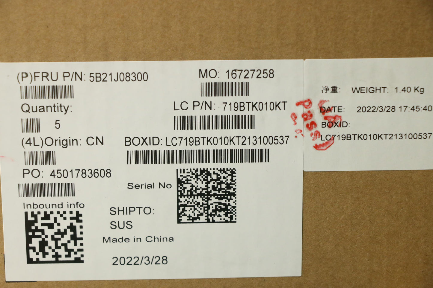 Lenovo Bdplanar I7-1165G7,8G,Ax201Ndl - 5B21J08300