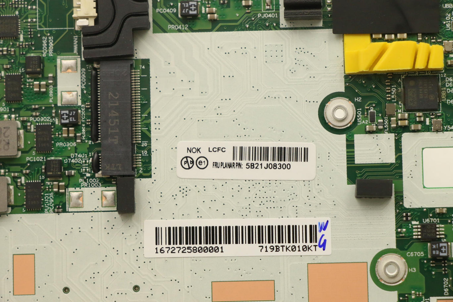 Lenovo Bdplanar I7-1165G7,8G,Ax201Ndl - 5B21J08300