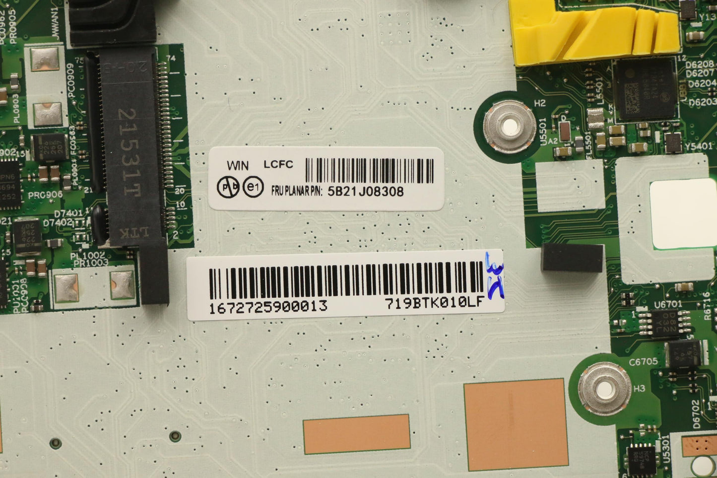 Lenovo Bdplanar I7-1165G7,16G,Ax201Nd - 5B21J08308