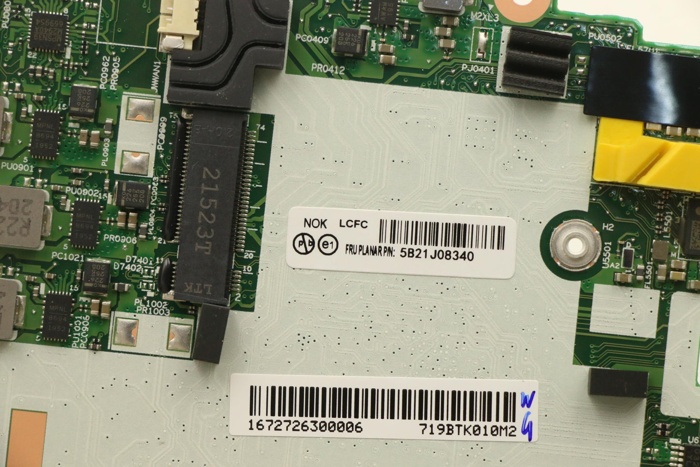 Lenovo Bdplanar I7-1165G716Gdisax201N - 5B21J08340