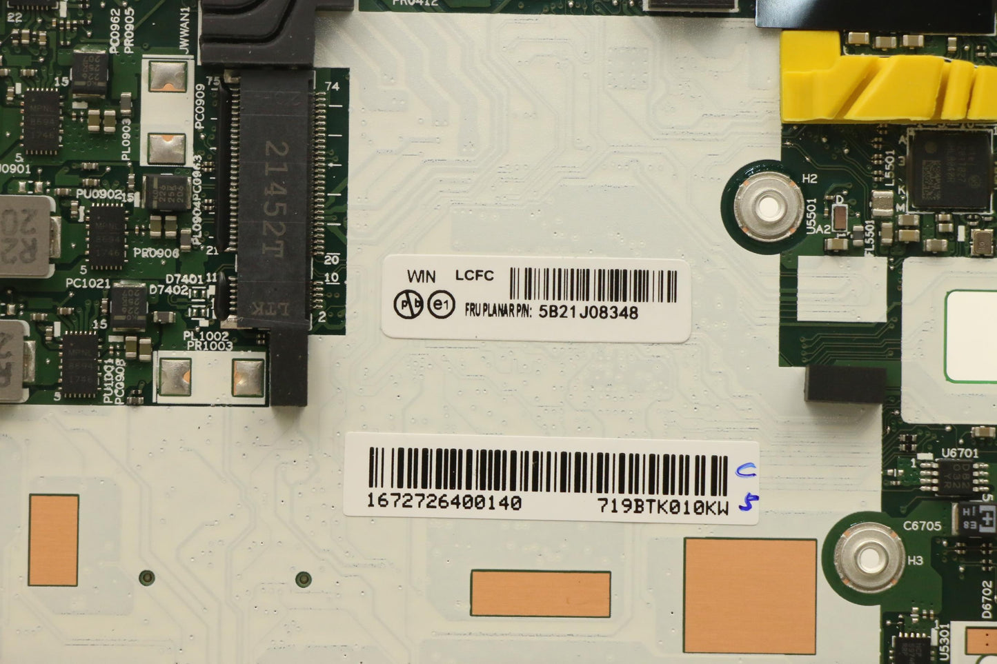 Lenovo Bdplanar I5-1145G7,8Gax201Vpnd - 5B21J08348