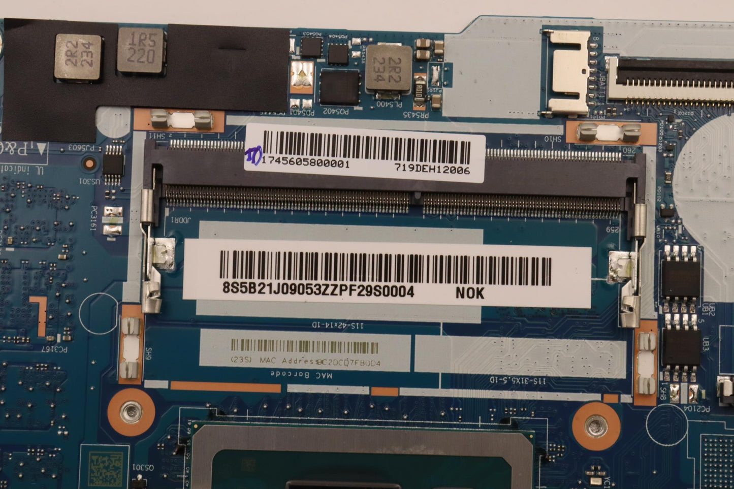 Lenovo Bdplanar Mb L82Tw Nok I31215Uu - 5B21J09053